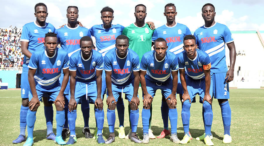 A group photo of Rayon Sports football club. 