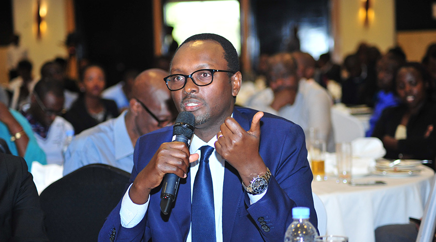 Amb. Emmanuel Hategeka, Rwandau2019s envoy to UAE. 