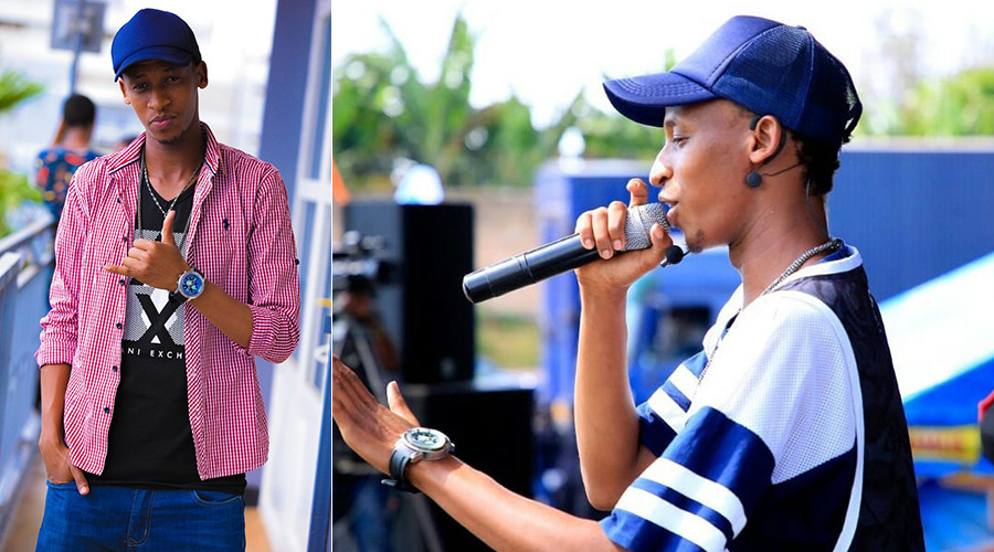 Karigombe has left Riderman to pursue a career as a rapper. The aspiring singer is seen performing at a past concert in Kigali. 