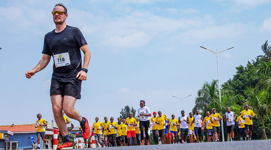 Kigali International Peace Marathon participants during the Run for Fun last year. 