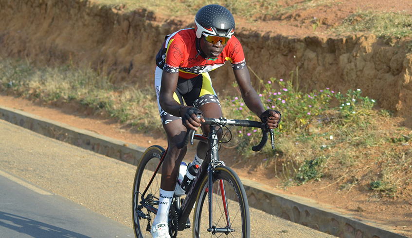 Former Benediction Club rider Jean Bosco Nsengimana has signed a deal to join Skol Adrien Niyonshuti Cycling Academy. / Sam Ngendahimana.
