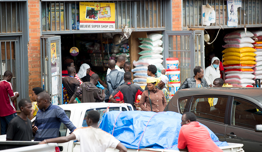 Mutangana is one of the food markets that has been decongested . Congestion in major markets in  Kigali has been putting peopleâ€™s lives at risk in the wake of the coronavirus spread. / Dan Nsengiyumva.