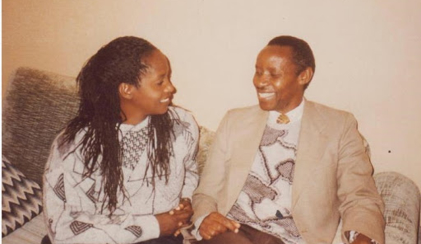 Cyprien Rugamba and his wife Daphrose. The late Rugamba was the leader of the legendary Amasimbi nu2019Amakombe. / Courtesy.