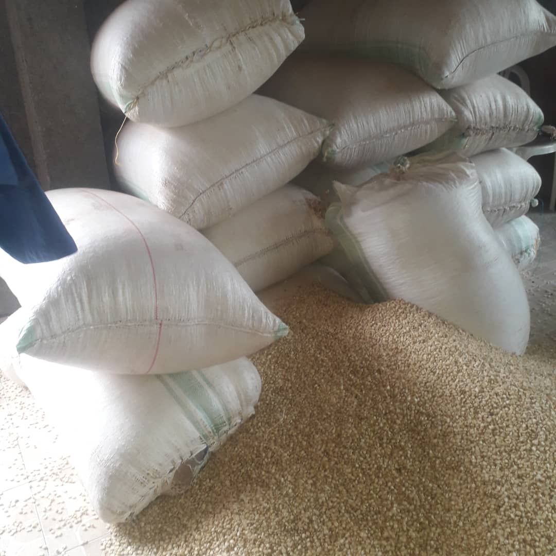 Some of the food that Rwanda Association of Passenger Transport (ATPR) donated to Rubavu District to support vulnerable residents. 