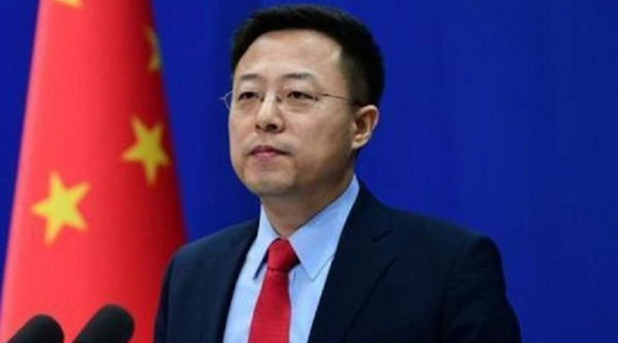 Zhao Lijian, the Chinese Ministry of Foreign Affairs Spokesperson. 