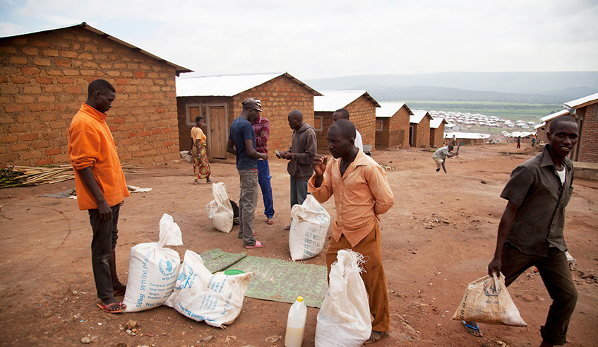 Burundian refugees at Mahama Refugee Camp last year. So far Rwanda  hosts more than 150,000 refugees. / Sam Ngendahimana.
