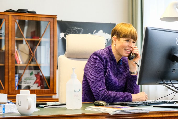 Estonian President Kersti Kaljulaid on Thursday held a phone conversation with President Kagame during which the two leaders discussed the role of technology to respond to COVID-19 and its consequences. 