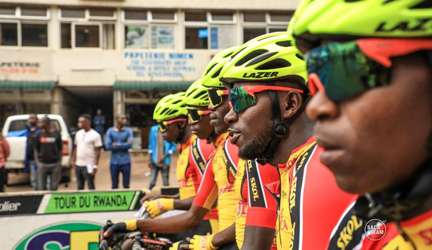 Skol Adrien Cycling Academy (SACA) made their Tour du Rwanda debut this year, with their star rider Moise Mugisha finishing in second place. The club was fifth in general classification. / Courtesy.