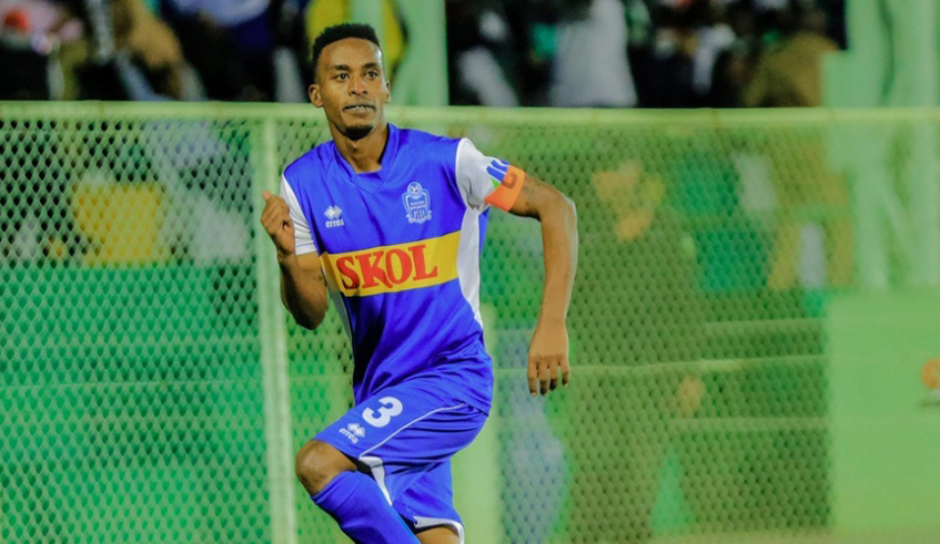 National team left-back and Rayon Sports captain, Eric Rutanga. / File.