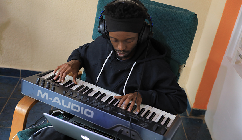Dany Beats is renowned music producer in Rwanda. / Photos by Willy Mucyo
