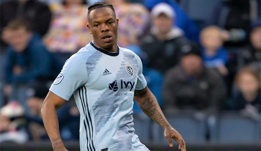 Abdul Rwatubyaye, a central defender with Colorado Springs Switchbacks, plays in the United States since early 2019. / Net.