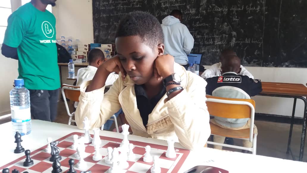 Amen Divine Ikamba says that she has used the lockdown to read chess books and refine her game online. 