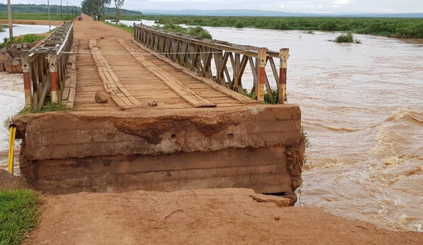 The bridge that connected Ngoma and Bugesera District. / Courtesy.