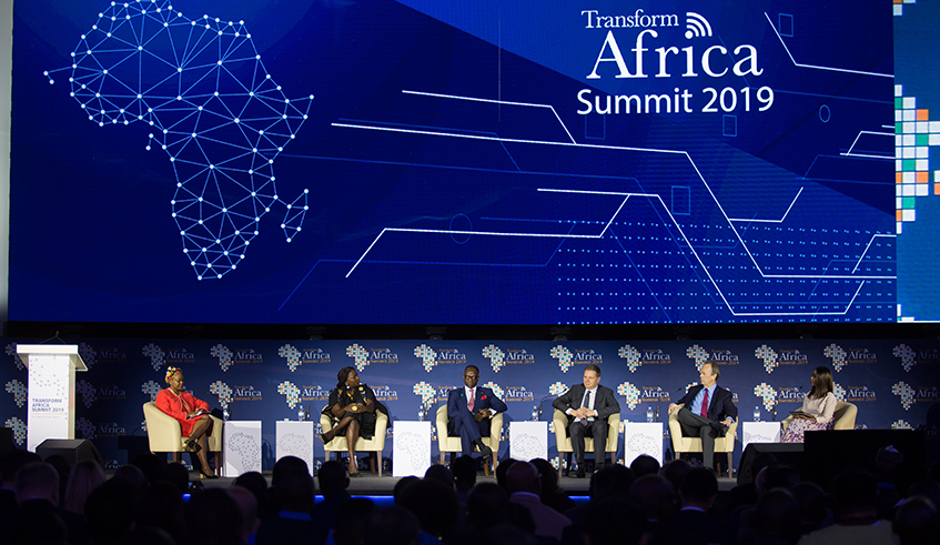 Panelists during Transform Africa 2019 in Kigali.Kigali maintained its position as the second most popular destination for Meetings, incentives, conferences and exhibitions (MICE) events in Africa . / file