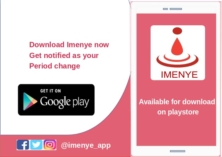 Imenye app enables women keep track of their monthly menstrual cycles. / Courtesy photo