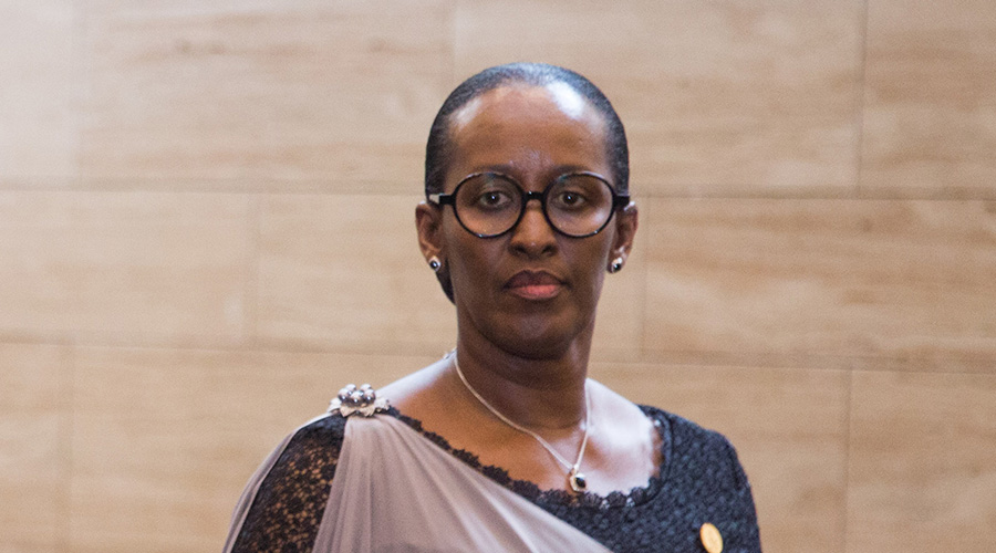 First Lady Jeannette Kagame. 