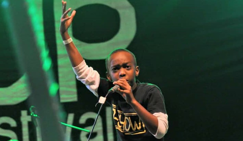 Babou performs at KigaliUp festival in 2014. / Courtesy