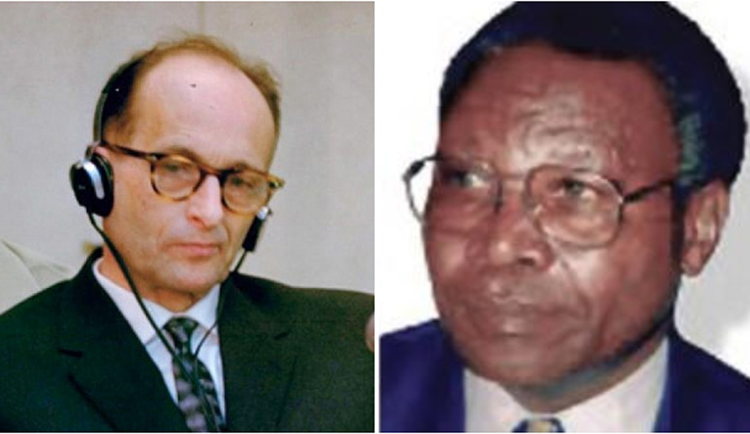 The scholar drew similarities between the expected trial of Kabuga and Eichmann (L).