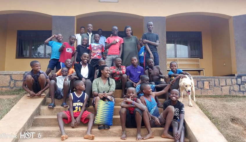 Hope for Life children where the programme will create a kitchen garden. / Courtesy.