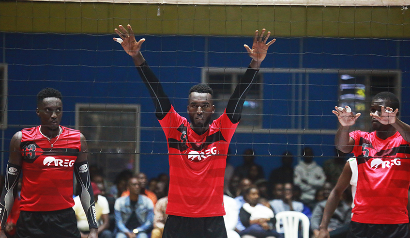 REG volleyball club are the reigning champions and table leaders of the menu2019s national volleyball league. File.