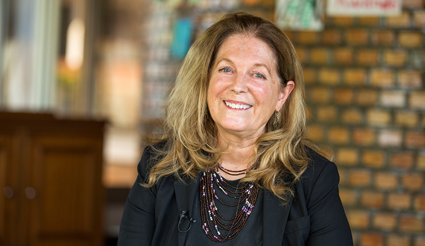 Clinical psychologist Cassady during an interview with The New Times. / Courtesy photo