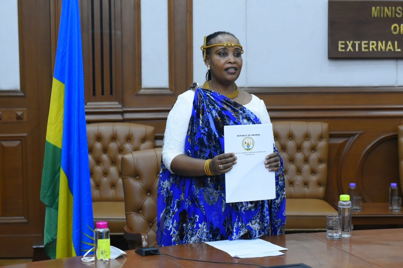 Ambassador Mukangira presents her credentials to Indian President on Thursday. 
