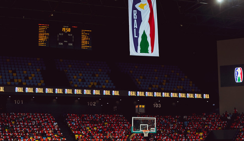 The official logo of the Basketball Africa League (BAL) was unveiled at Kigali Arena last December. / File photo.