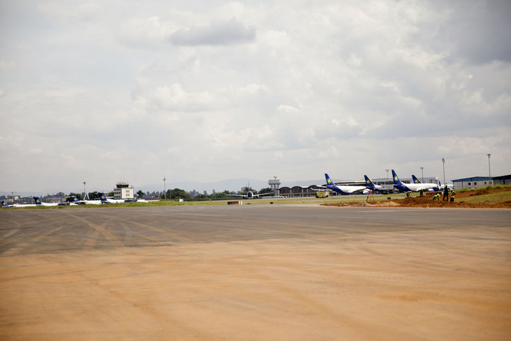 The airport will also get a new service road which stretches 3.3 kilometres and it is expected to minimize disruptions or risks that may arise on ground. / Photo: Olivier Mugwiza.