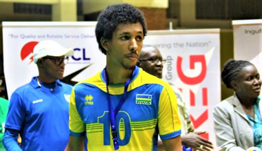 UTBu2019s Ivan Mahoro Nsabimana, 26, is the first-choice setter for Rwanda menu2019s senior volleyball side since 2014. / File.