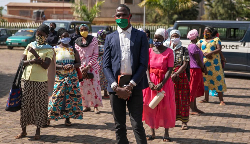 Some of the 29 people who were arrested in the City of Kigali after they were found engaged in varied illegal activities on Thursday. / Photo: Courtesy.