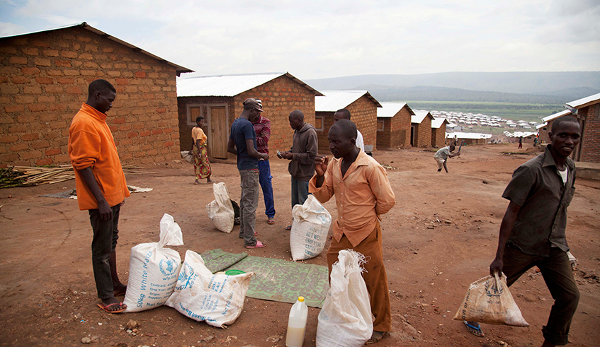 Burundian refugees at Mahama Refugee Camp in Kirehe District in 2019. / File.