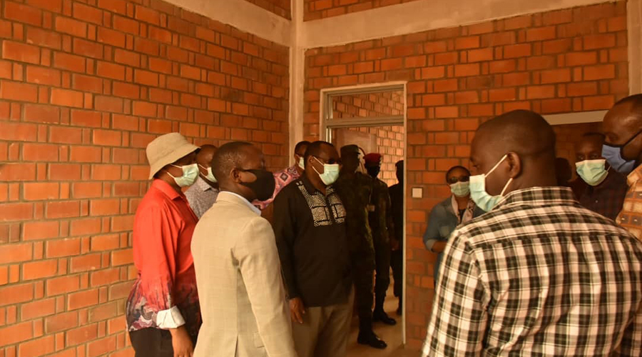 Ministers and other officials visit Gishuro IDP Model Village in Tabagwe Sector, Nyagatare District. They were  inspecting several projects that are expected to be inaugurated on Liberation Day, July 4. 