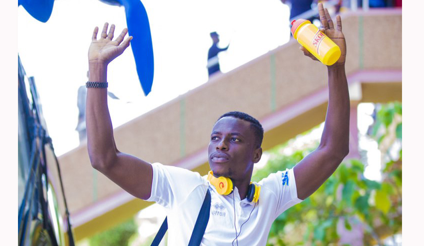 Michael Sarpong, 24, was the club's top-scorer with 16 goals as Rayon Sports romped to their ninth league title last year. / Courtesy photo.