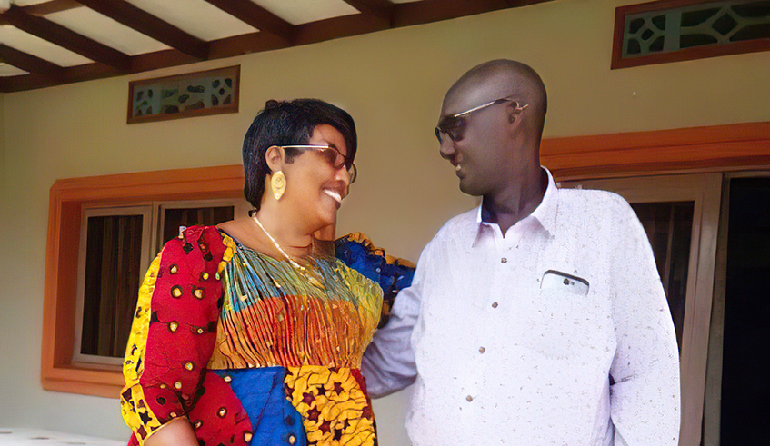 Valens Rwamukwaya  on duty. / Courtesy.