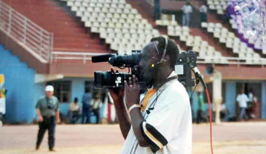 Valens Rwamukwaya  on duty. / Courtesy.