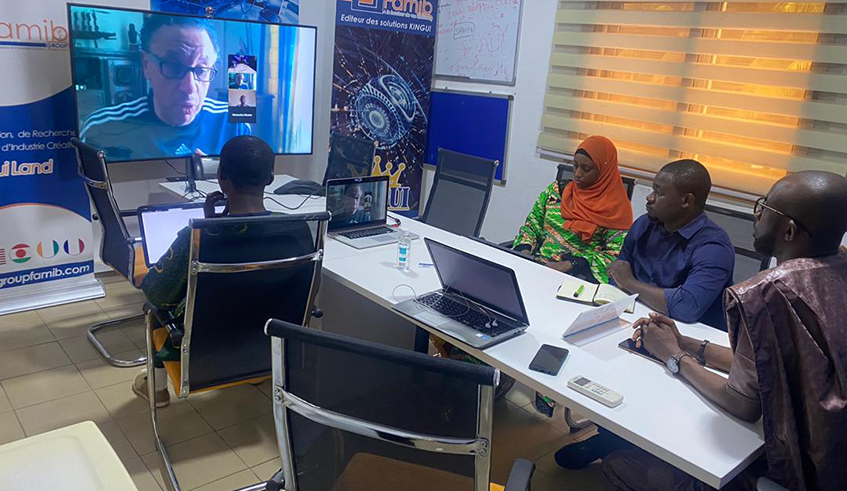 The Africa in Colours festival  will be launched today, June 24.  Participants during a virtual  conference. / Courtesy.