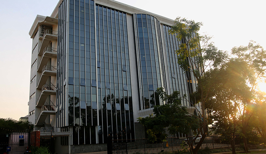 The building at the centre of the case is an office block opposite Umubano Hotel in Kacyiru. / Photo: Craish Bahizi.