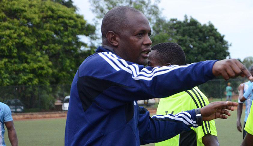 Emmanuel Ruremesha was sacked as SC Kiyovu head coach last month. / Net photo.