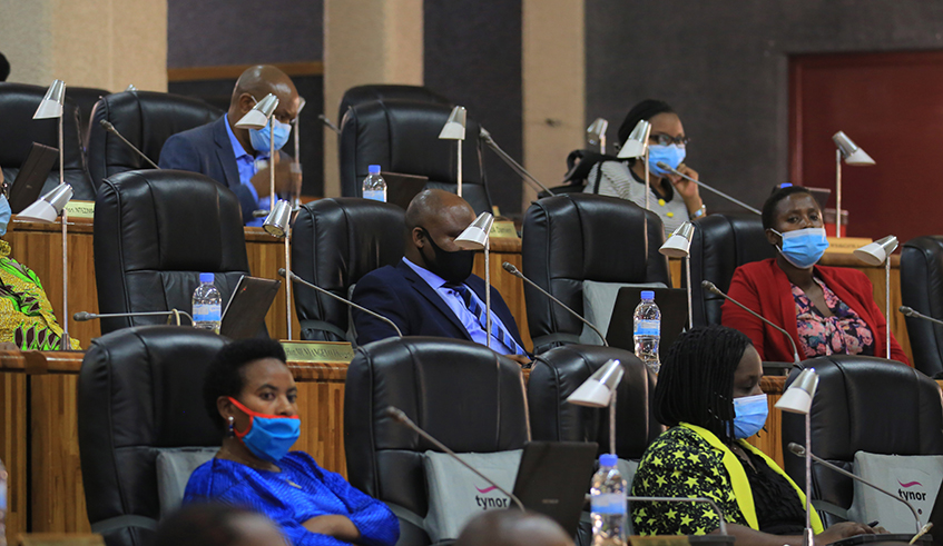 Members of parliament during a preliminary session on June 25 .The lawmakers have called for more support for people with Autism. / Sam Ngendahimana.