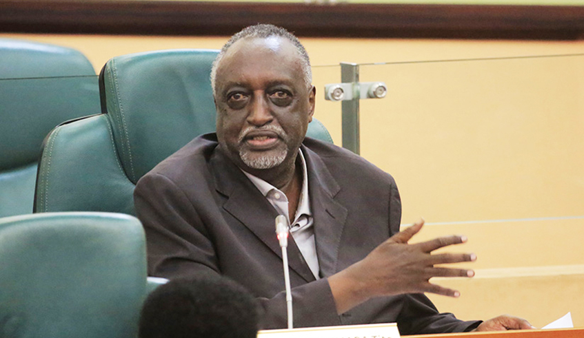 Senator Tito Rutaremara. / Photo: Sam Ngendahimana.