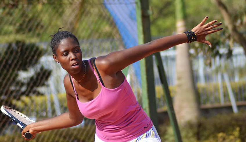 Gisele Umumararungu, 24, represented Rwanda at the 2015 All-Africa Games in Congo-Brazzaville. She reached the second round in women's singles and quarter-finals in the doubles. / Photos: File.