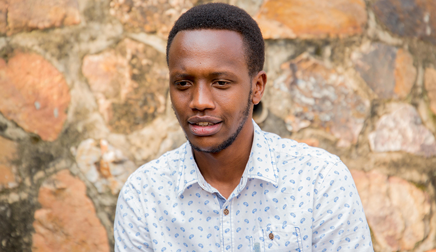 Aimable Mugabo during the interview with The New Times. 