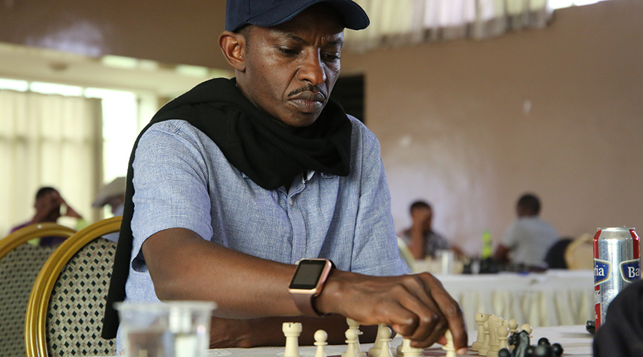 Ben Tom Zimurinda, interim president of the Rwanda Chess Federation. / File
