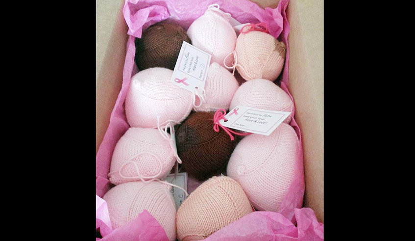 Knitted knockers are affordable, comfortable, soft, light and user-friendly. / Photos by Gad Nshimiye