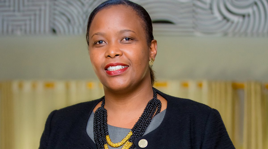 Clare Akamanzi, the Chief Executive Officer of Rwanda Development Board. 