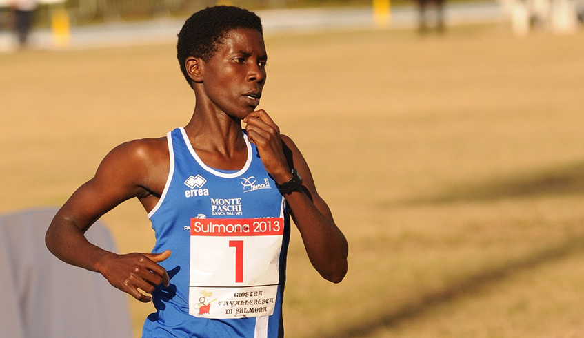 Rwanda's veteran  long distance runner, Claudette Mukasakindi, struck gold in women's 10,000m category at the 2009 Jeux de la Francophonie in Lebanon. / Net