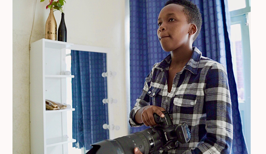 Promesse Kamanda Isimbi behind the lens. / Photos by Mugwiza Olivier