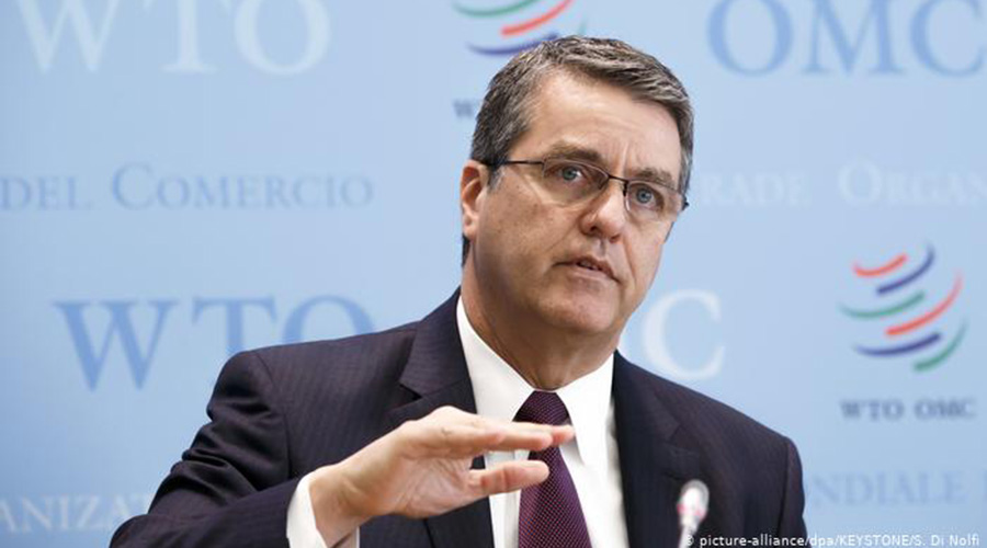 World Trade Organisation (WTO) Director-General Roberto Azevu00eado. 