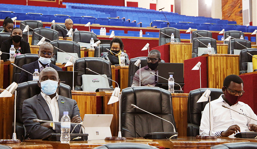 A cross-section of lawmakers during the General Assembly of APNAC Rwanda at the Parliamentary Buildings in Kimihurura on Friday, July 24. / Photo: Courtesy.