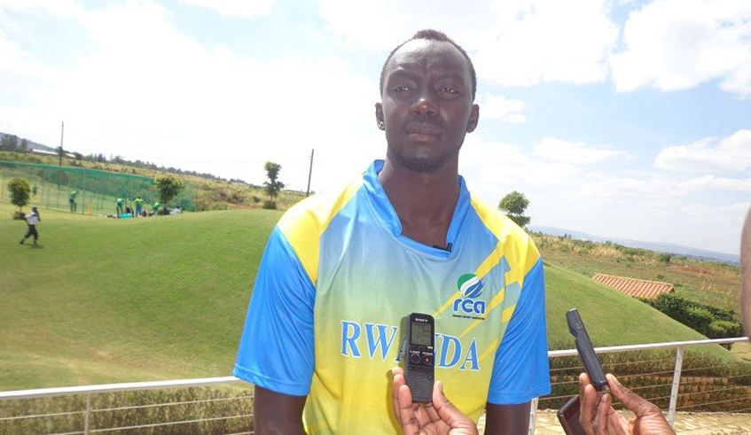 Eric Dusabemungu was the menu2019s national cricket teamu2019s captain since 2018 but he represented the country for 14 years. / File photo.